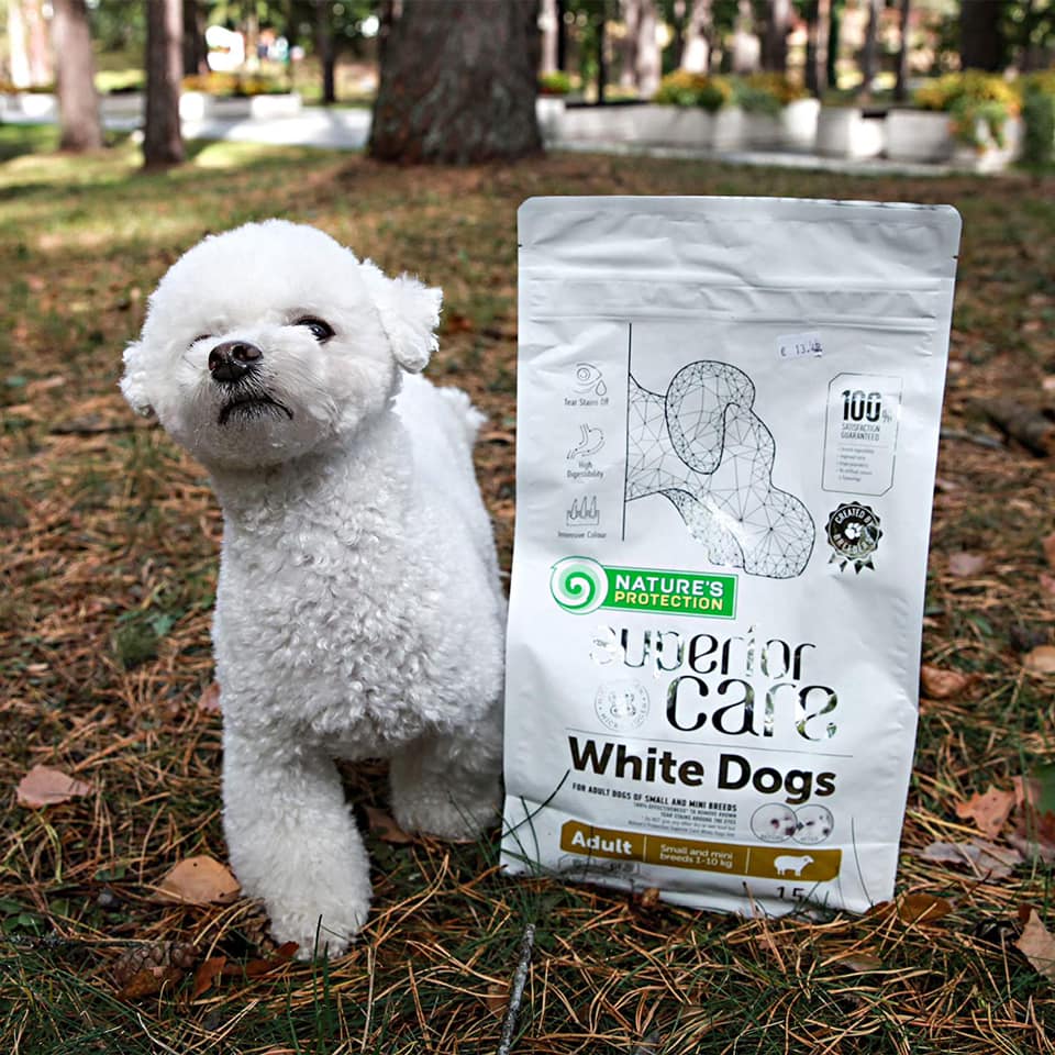 Nature's Protection Superior Care White Dogs Lamb Adult Small and Mini Breeds