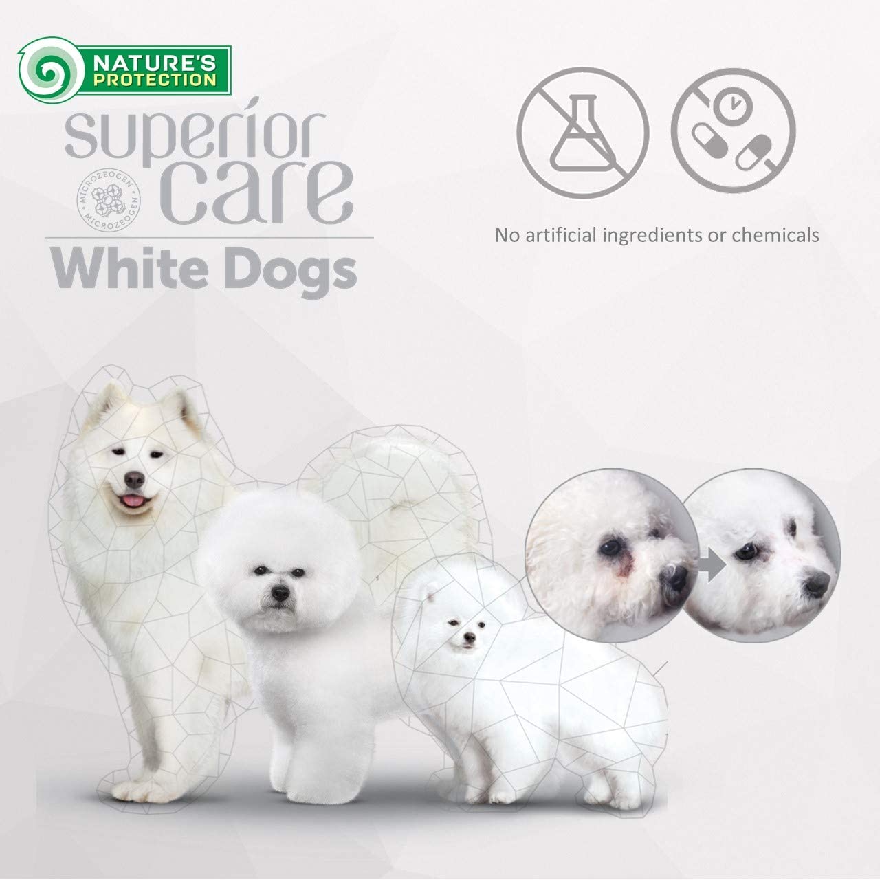 Nature's Protection Superior Care White Dogs Grain Free  Salmon Starter All Breeds