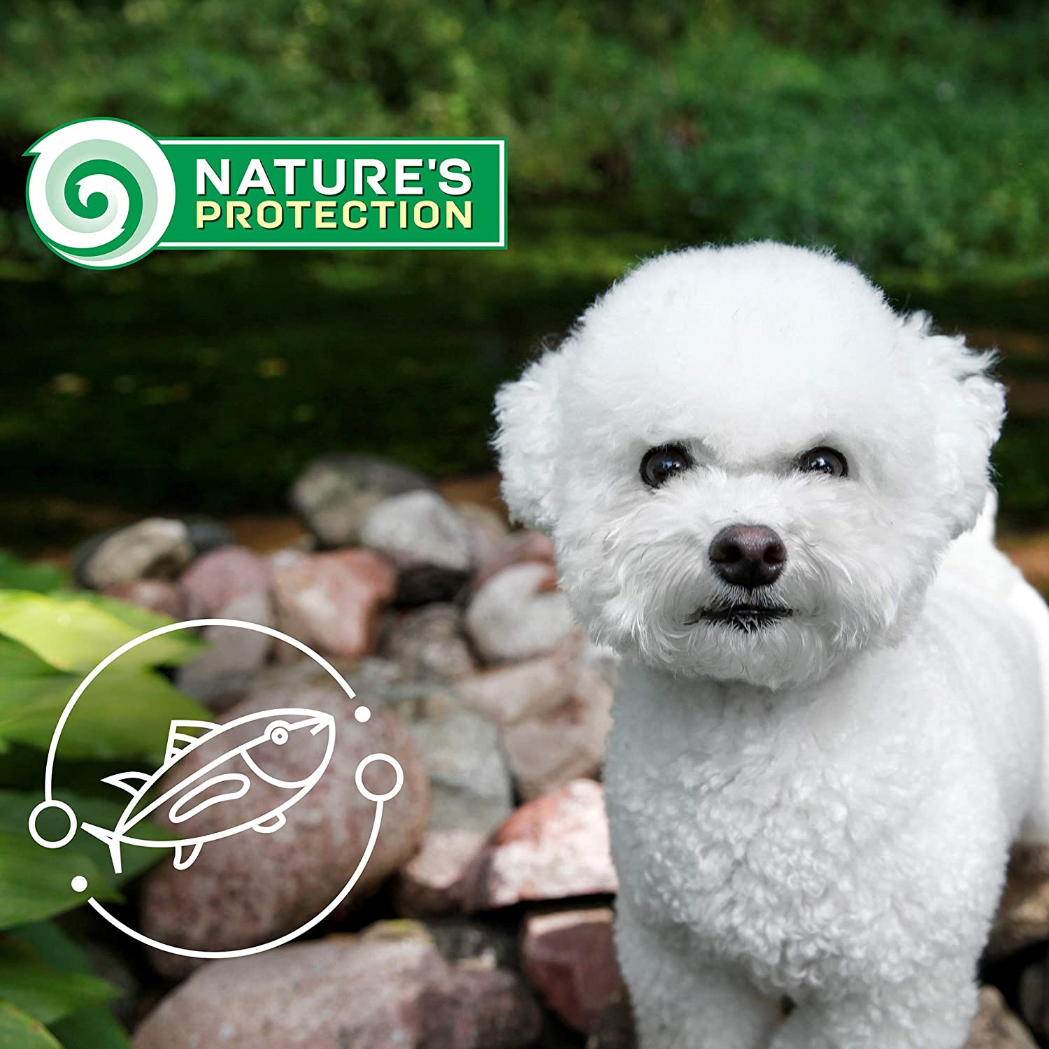 Nature's Protection Superior Care White Dogs Grain Free Salmon Junior All Breeds